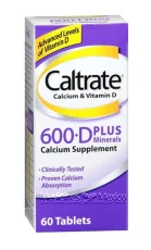 Caltrate 600 D Plus Minerals 60 Tabs