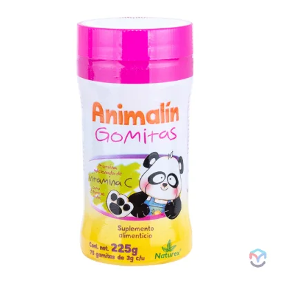 GOMITAS ANIMALIN 225G 75 PZAS