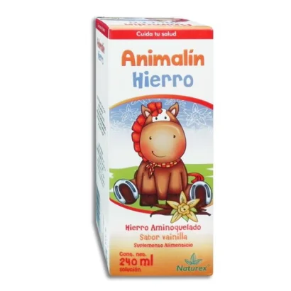 ANIMALIN HIERRO SABOR VAINILLA C/240ML