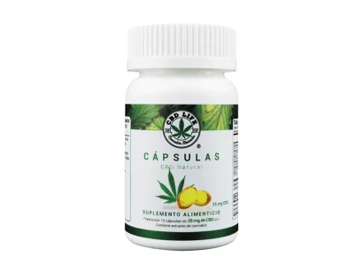 CBD CANNABIDIOL 25MG 15C&Aacute;P GEL