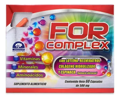 FOR COMPLEX C/60CAP DE 500MG