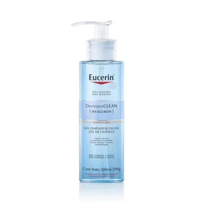 Gel Dermatoclean Eucerin Limpiador Facial 200 Ml