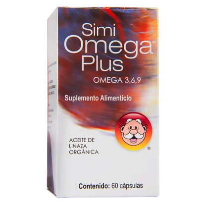 Simi Omega plus 1,3 g C/u 60 Cápsulas