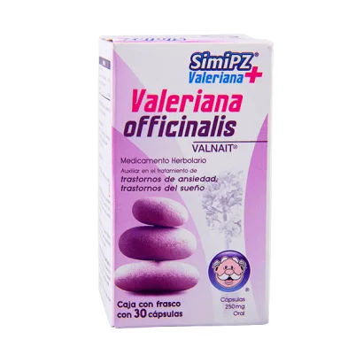 Valeriana Officinalis 250 mg 30 Cápsula